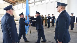 Primopredaja dužnosti zapovjednika 93. zrakoplovne baze HRZ i PZO
