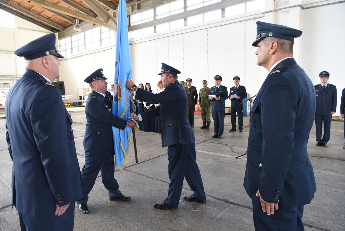 Primopredaja dužnosti zapovjednika 93. zrakoplovne baze HRZ i PZO
