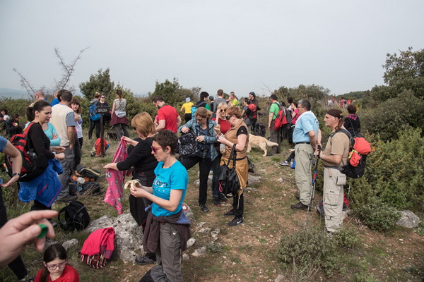 Drugi Planinarski pohod “Hajdemo do Vrane” 2. travnja 2016. Foto: Vinko Pešić