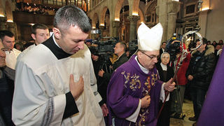 Posljednji ispraćaj nadbiskupa Ivana Prenđe (foto: Marin Gospić)