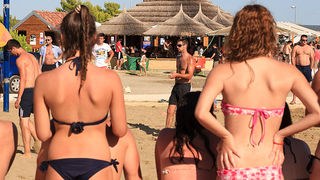 Odbojkaški turnir i pjena party u Bibnjama, foto: Leo Banić