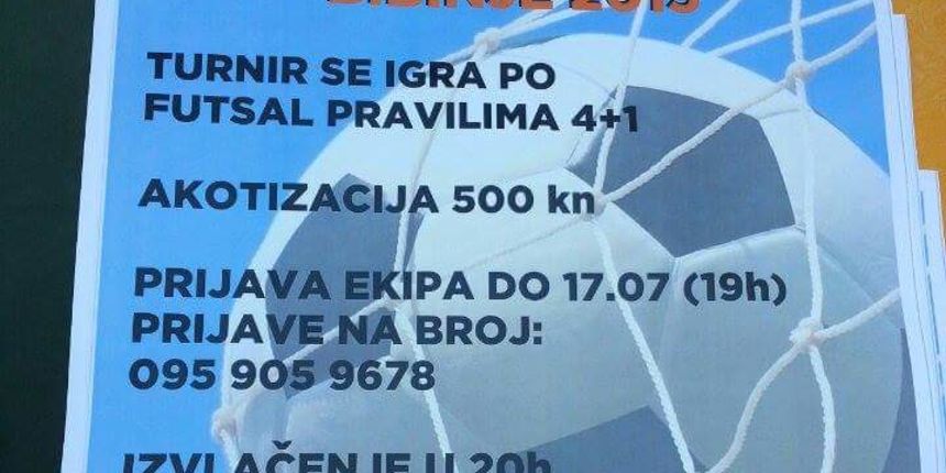 Prijave za malonogometni turnir u Bibinjama do 17. srpnja
