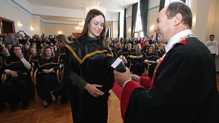 Promocija diplomiranih studenata, 7. ožujka 2009. (foto: Marin Gospić)