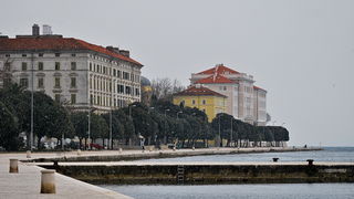 Bura i snijeg u Zadru 1. veljače 2012, Foto: Duje Surać