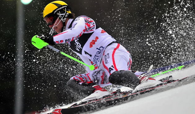 Zagreb, 050112.Sljeme – Vip Snow Queen Trophy 2012.Slalomska utrka FIS Svjetskog kupa na Sljemenu za muskarce.Na slici: Hirscher Marcel.Foto: Srdjan Vrancic / CROPIX