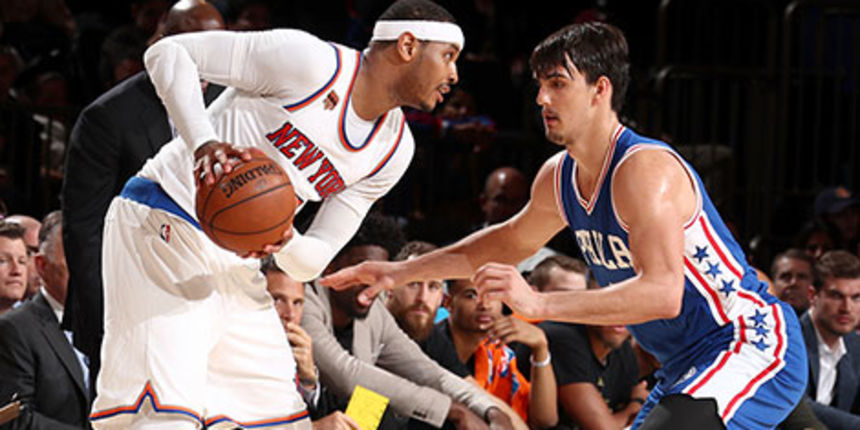 Carmelo Anthony i Dario Šarić Carmelo Anthony i Dario Šarić
