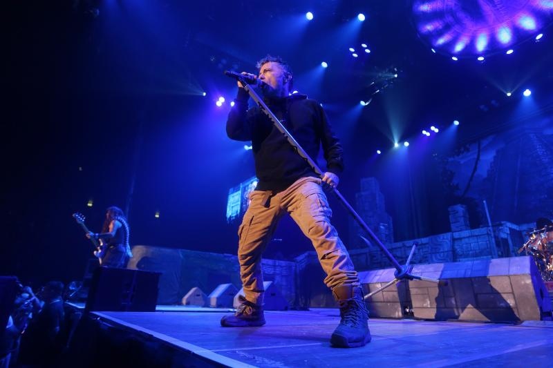 Grupa Iron Maiden nastupila je u prepunoj Spaladium areni u sklopu The Book of Souls turneje. Photo: Borna Filic/PIXSELL Grupa Iron Maiden nastupila je u prepunoj Spaladium areni u sklopu The Book of Souls turneje. Photo: Borna Filic/PIXSELL