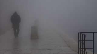 Zadar, magla svuda oko nas