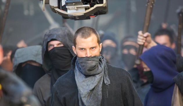 Jamie Dornan na setu snimanja filma Robin Hood Origins