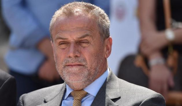 Milan Bandic, Radimir Cacic, Ljubo Jurcic, Jurica Soic i Milivoj Spika na Trgu Ante Starcevica predstavili predizborni program koalicije Za premijera. Photo: Hrvoje Jelavic/PIXSELL