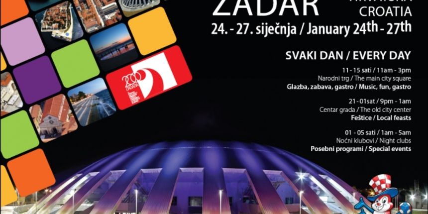 SP u rukometu – zabavni program (plakat: Tzzadar.hr) SP u rukometu – zabavni program (plakat: Tzzadar.hr)