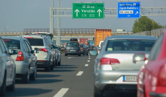 Zagrebačka obilaznica, kolona, HAC, automobili, autocesta