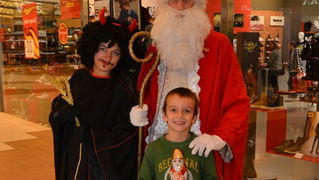 Sveti Nikola u Supernova centru 6. prosinca 2016.  Foto: Iva Perinčić