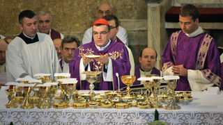 Posljednji ispraćaj nadbiskupa Ivana Prenđe (foto: Marin Gospić)