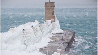 Đir po ledu okovanom Senju, Foto: Kristijan Orlić Đir po ledu okovanom Senju, Foto: Kristijan Orlić