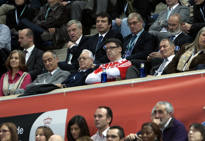 Barcelona 250113.
Gradska dvorana Palau Sant Jordi.
Svjetsko prvenstvo u rukometu za muskarce Spanjolska 2013.
Utakmica polufinala izmedju Hrvatske i Danske.
Na fotografiji: ministar Zeljko Jovanovic.
Foto: Ante Cizmic / CROPIX Barcelona 250113.
Gradska dvorana Palau Sant Jordi.
Svjetsko prvenstvo u rukometu za muskarce Spanjolska 2013.
Utakmica polufinala izmedju Hrvatske i Danske.
Na fotografiji: ministar Zeljko Jovanovic.
Foto: Ante Cizmic / CROPIX
