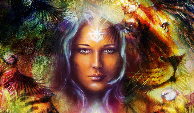 Mistična žena, mistična djevojka, horoskop