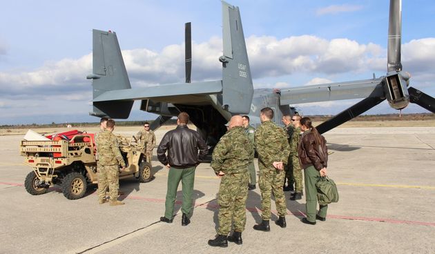 Djelatnici iz vojarne u Zemuniku obišli američke Osprey-e