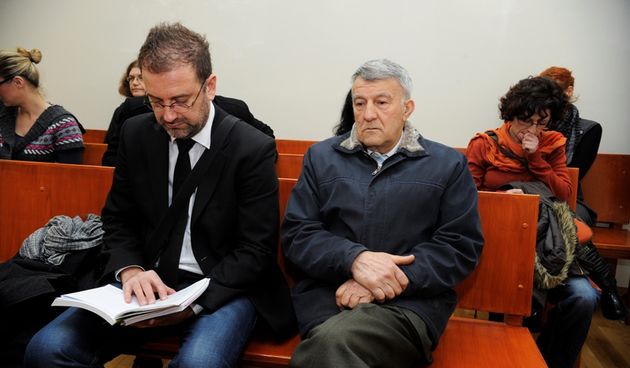 Kinin ,230113. Jovan Beric na Opcinskom sudu u Kninu na izricanju presude u tuzbi protiv Republike Hrvatske za nadoknadu stete zbog ubojstva roditelja u selu Varivode nakon VRO Oluja u rujnu 1995. Odlukom suda dobio je oko 540 tisuca kuna odstete. Foto: