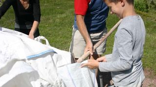 Obnova skloništa na Vlaškom gradu, foto: PD Paklenica Obnova skloništa na Vlaškom gradu, foto: PD Paklenica