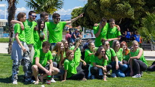Ludijada maturanata na zadarskoj rivi 17. svibnja 2016. Foto: Bojan Bogdanić