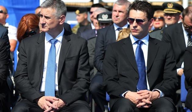 Prvi i drugi potpredsjednici Vlade RH, Tomislav Karamarko i Božo Petrov. Photo: Jurica Galoić/PIXSELL