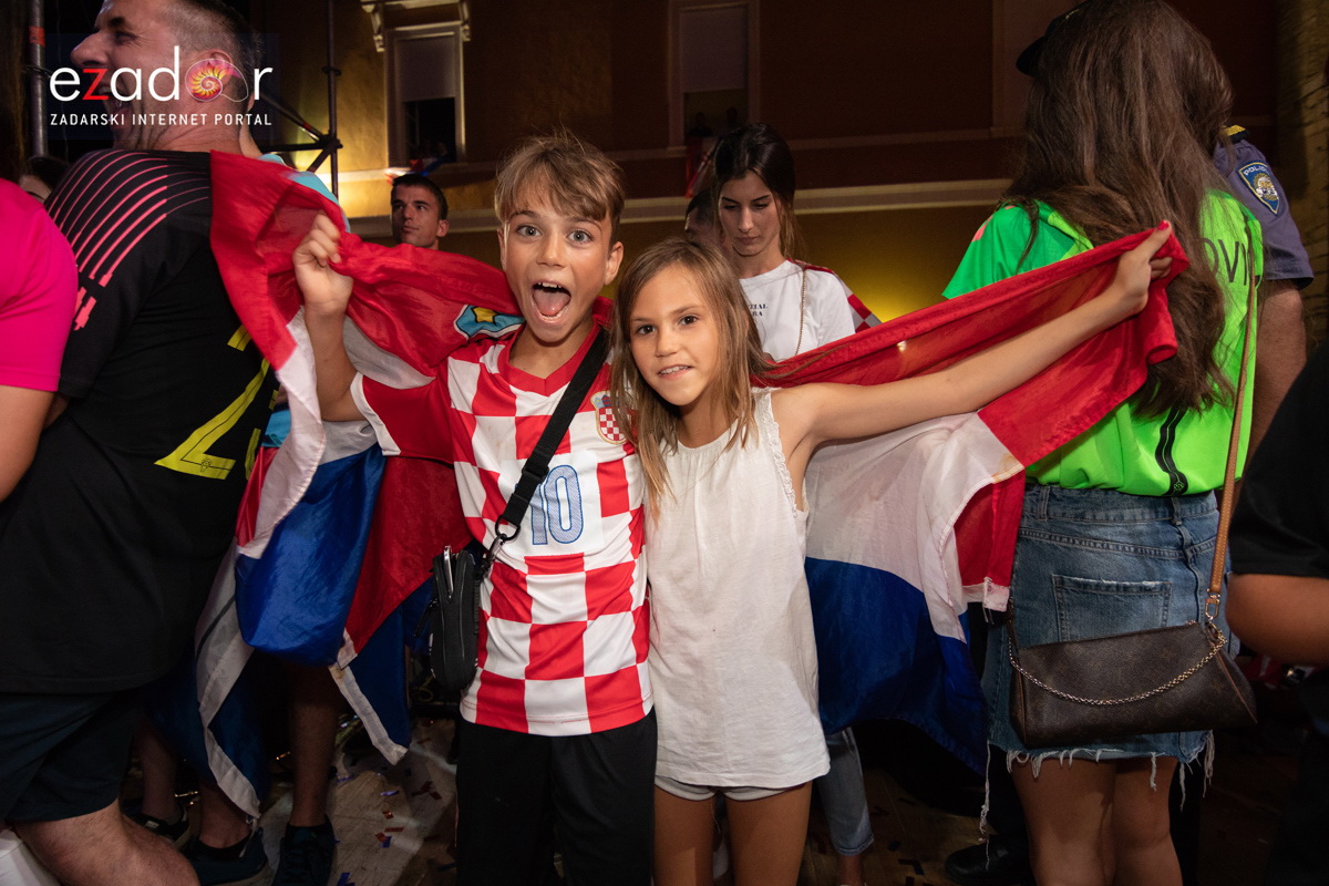 Veličanstven doček četvorice zadarskih Vatrenih