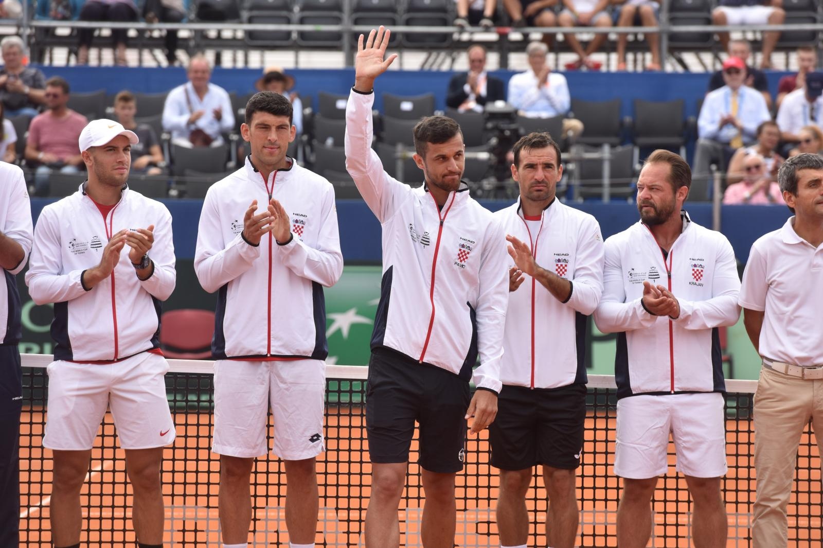 Otvorenje polufinalnog susreta Davis Cupa između Hrvatske i SAD-a