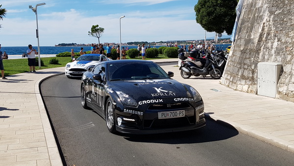 Pink Wing, jedinstvena gastro-turistička karavana luksuznih automobila gostovala je u Zadru na Pozdravu suncu. Foto: Mladen Malik