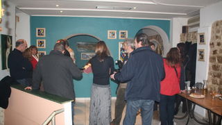 Otvorenje izlozbe Dragana Jelavica u konobi Na po ure 27. studenog 2010.