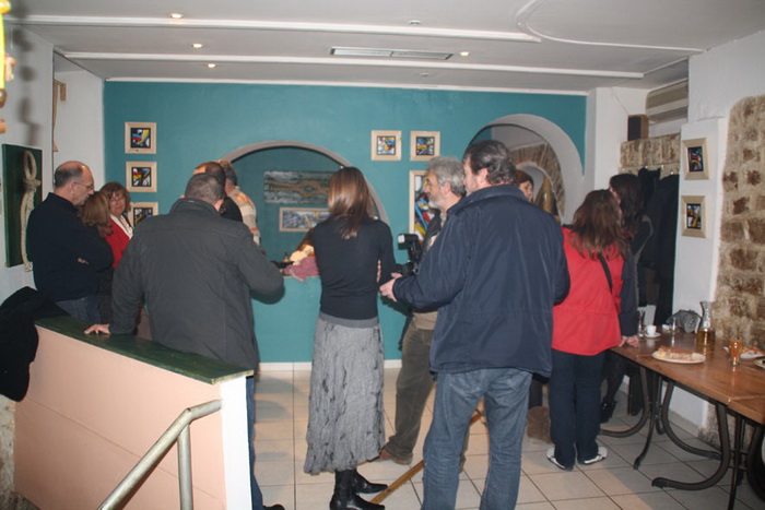 Otvorenje izlozbe Dragana Jelavica u konobi Na po ure 27. studenog 2010.