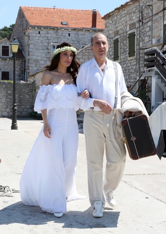 Mladen Grdović i Ivana Kovač u Prvić Šepurini snimili spot za pjesmu “Dva goluba”, Photo: Duško Jaramaz/PIXSELL