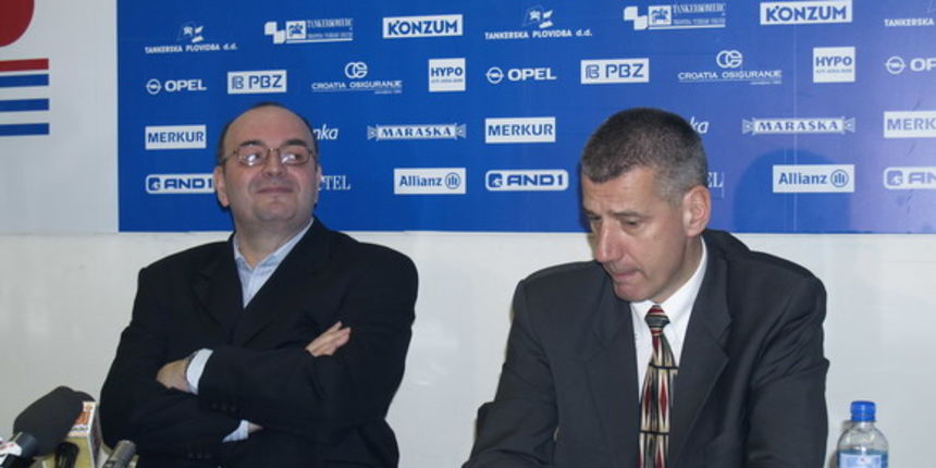 Vujosevic i Petrovic na presici Vujosevic i Petrovic na presici