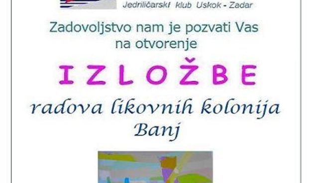 Izložba slika za obnovu župne crkve u Banju