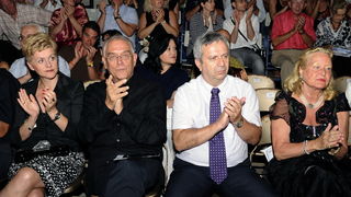 Split, 140811.
57.Splitsko ljeto.
Na zavrsetku splitskog ljeta u Galeriji Mestrovic dodjeljene nagrade “Judita” za najbolja ostvarenja na festivalu. Nagrade su dobili Marko Mandic/ glumac/ za dramsku izvedbu, Hari Zlodre/dirigent/ za glazbu i Simun Matisi