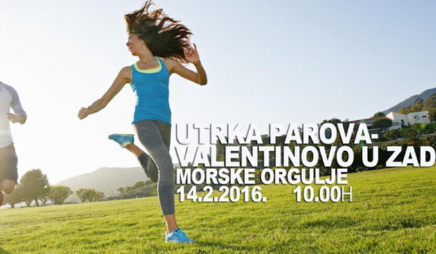 Za Valentinovo Utrka parova na zadarskoj rivi