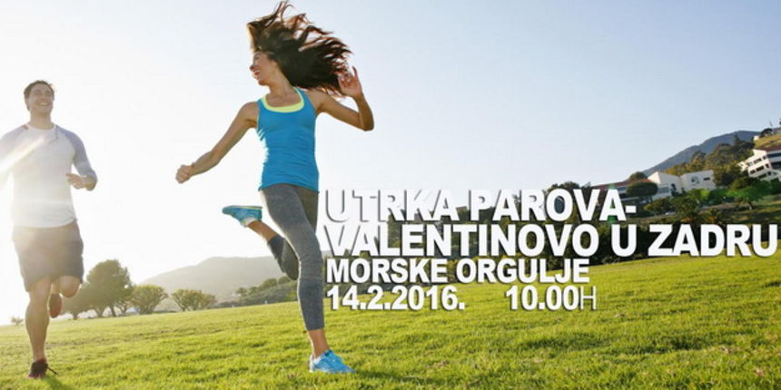 Za Valentinovo Utrka parova na zadarskoj rivi Za Valentinovo Utrka parova na zadarskoj rivi