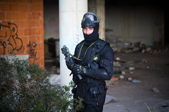Paintball u Gaženici, 22. siječnja 2012. (foto:Saša Čuka)