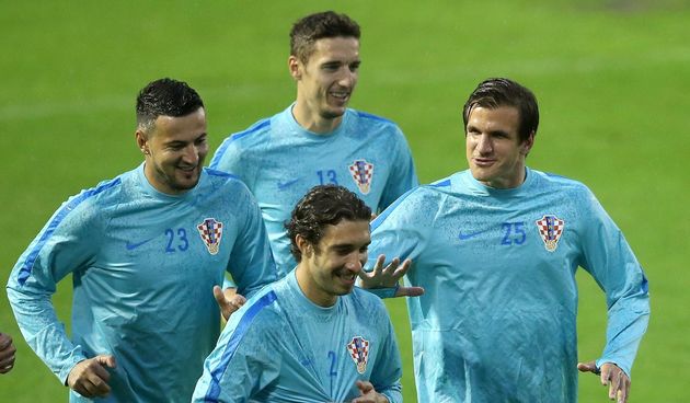 Danijel Subašić, Šime Vrsaljko i Ivan Santini