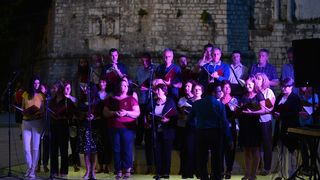 Zbor Petar Zoranić nastupio na Zadar classic open air-u