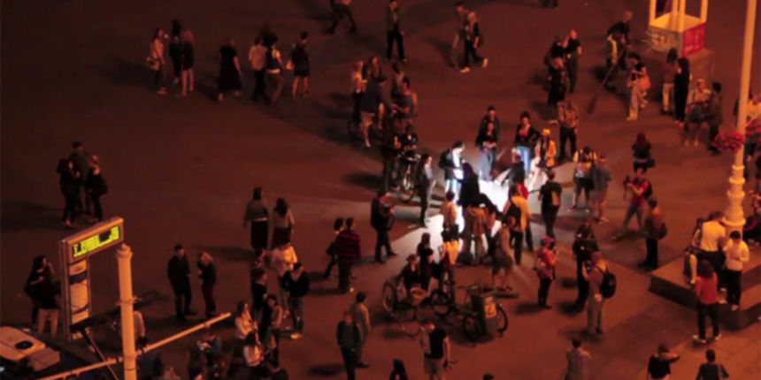 Flashmob akcija 4. Međunarodnog festivala fotografije Organ Vida