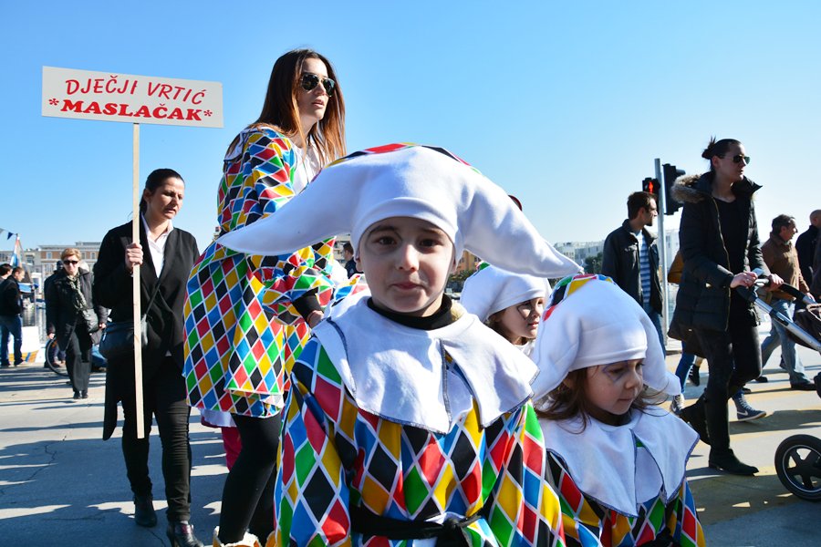 Prvi dan zadarskog “Karnevalića” Prvi dan zadarskog “Karnevalića”