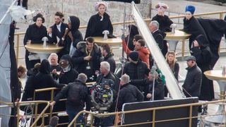 Snimanje Star Wars sage. Snimalo se na brodu Sea Star koji nije mogao isploviti kako je predvidjeno zbog jake bure. Photo: Grgo Jelavic/PIXSELL