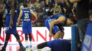 KC Drazen Petrovic, Zagreb – A1 Liga za prvaka, prva utakmica finala doigravanja. KK Cibona – KK Zadar. Photo: Danijel Kasap/PIXSELL KC Drazen Petrovic, Zagreb – A1 Liga za prvaka, prva utakmica finala doigravanja. KK Cibona – KK Zadar. Photo: Danijel Kasap/PIXSELL