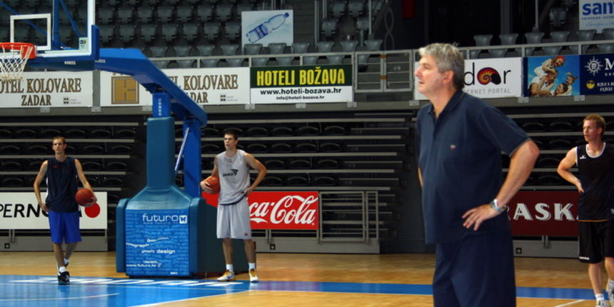 Ales Pipan na prvom treningu Ales Pipan na prvom treningu