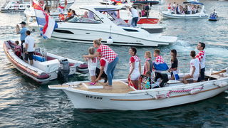 Veličanstven doček četvorice zadarskih Vatrenih Veličanstven doček četvorice zadarskih Vatrenih