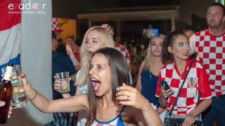 Zadar je gorio: Velika fešta nakon plasmana Vatrenih u polufinale Svjetskog prvenstva