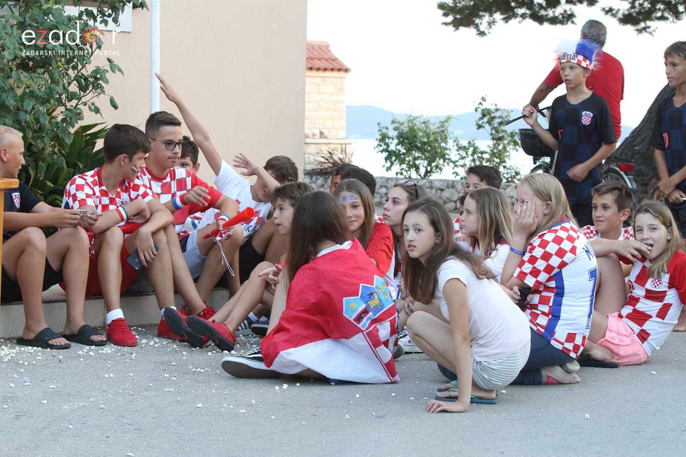 Bibinje: Navijanje za Vatrene i fešta nakon pobjede nad Engleskom