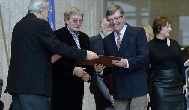 U NSK povodom Medjunarodnog dana ljudskih prava odrzala se svecana dodjela nagrada Hrvatskog helsinskog odbora za ljudska prava. Photo: Marko Lukunic/PIXSELL