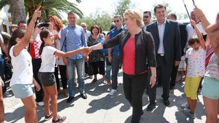 Kaštel Lukšić: Kolinda Grabar-Kitarović obišla Muzej grada Kaštela u dvorcu Vitturi Kaštel Lukšić: Kolinda Grabar-Kitarović obišla Muzej grada Kaštela u dvorcu Vitturi
